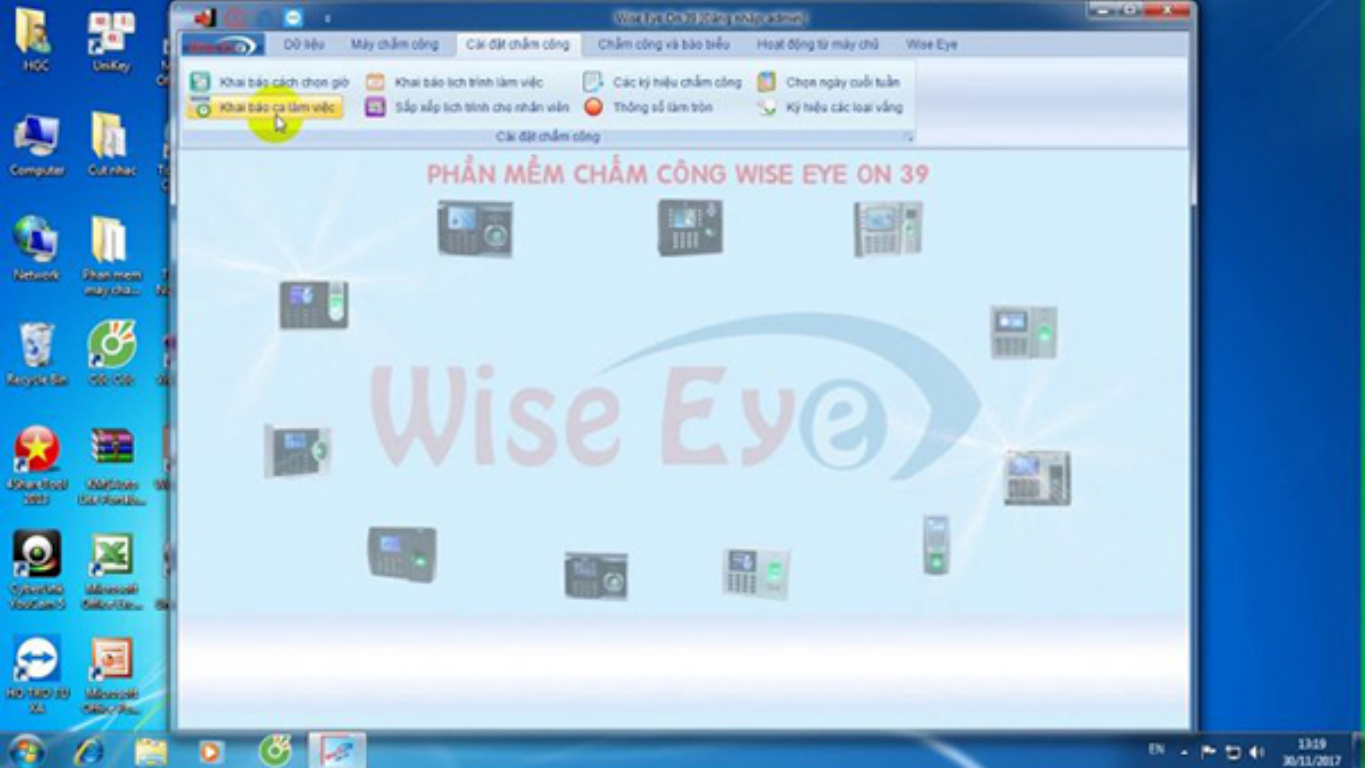 Cách Tải Dữ Liệu Chấm Công Về Wise Eye
